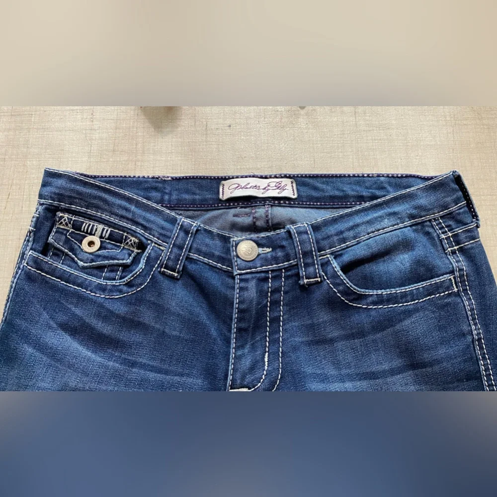 Plastic by gly women’s rise stretch jeans size 30x32 - Picture 5 of 11